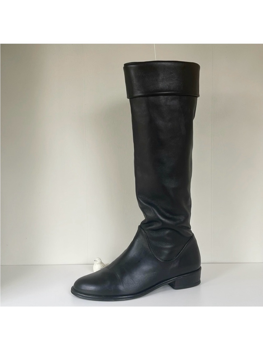 STUART WEITZMAN Slouchy Napa Leather Boots Size 7